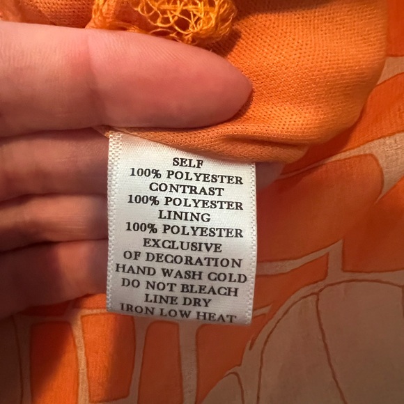 12th Tribe Daphnie Orange Maxi Dress - Picture 5 of 10